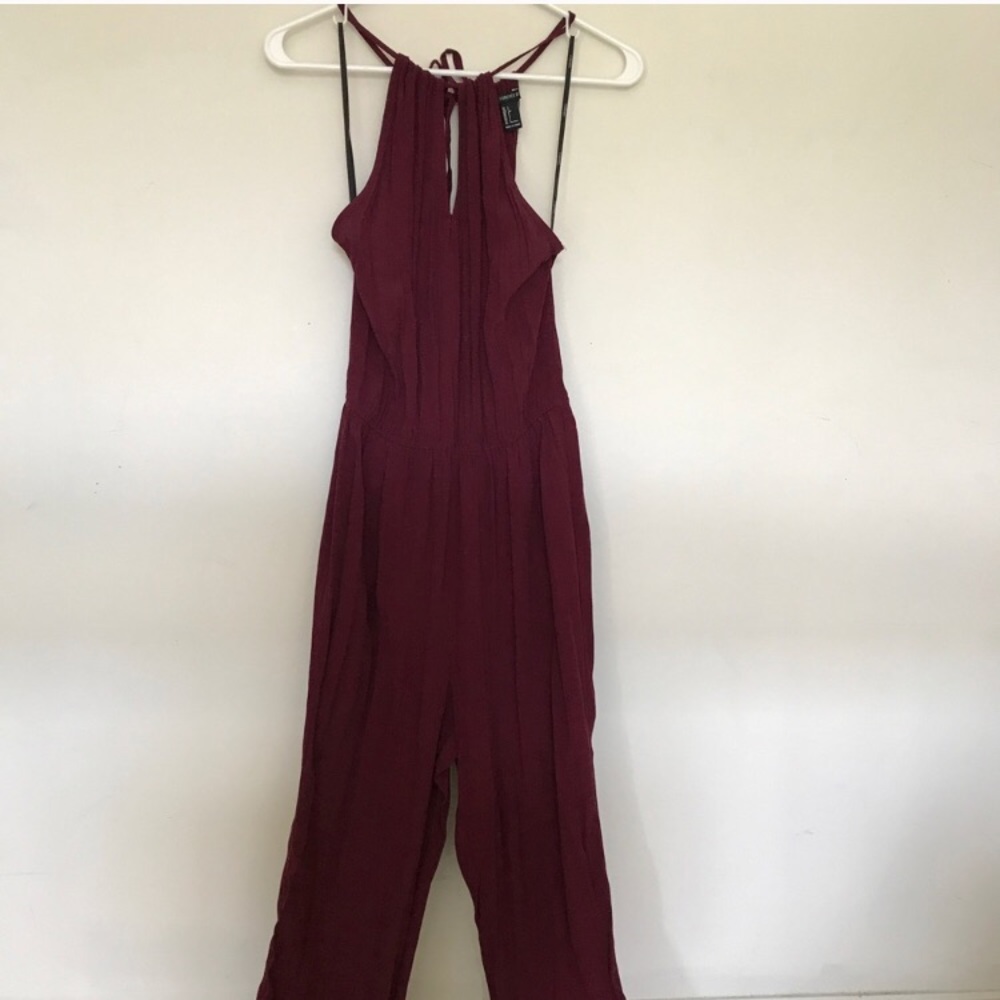 Size small maroon play suit